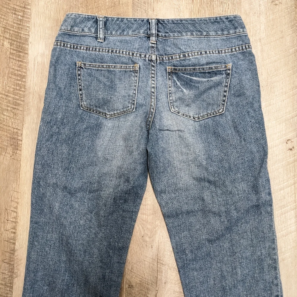 The Limited Denim Slim Boyfriend Cropped Jeans Women's Size 4 - Picture 2 of 7